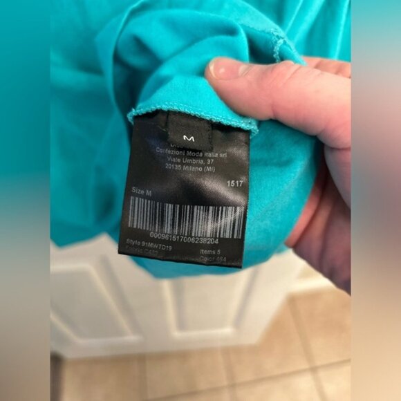 Teal/Turquoise Calvin Klein 205W39NYC Raf Simons Era Embroidered Turtle … - Picture 4 of 4